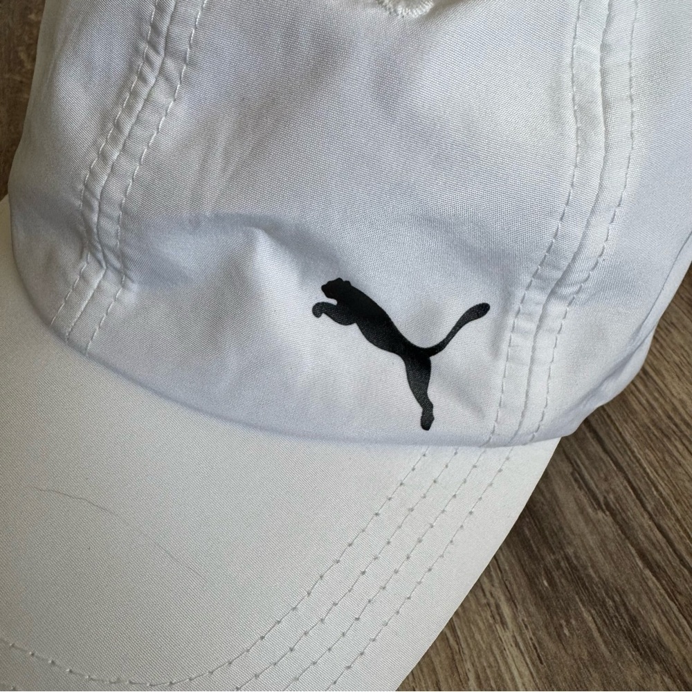 Like new! Athletic White Puma Baseball Hat - Picture 6 of 6